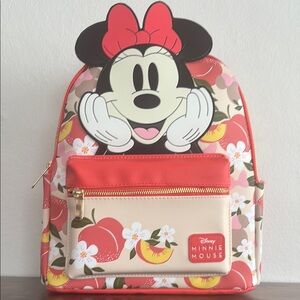 Disney Minnie Mouse  Backpack - Red and Cream